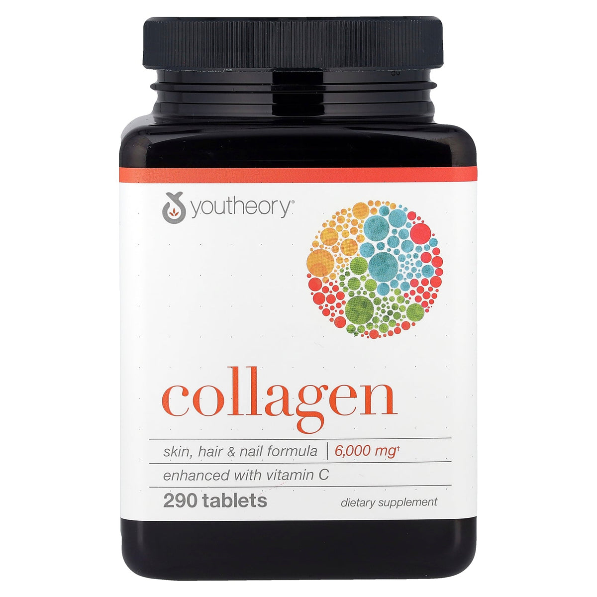 Youtheory Collagen Advanced Formula Types 1, 2 & 3 6,000 mg