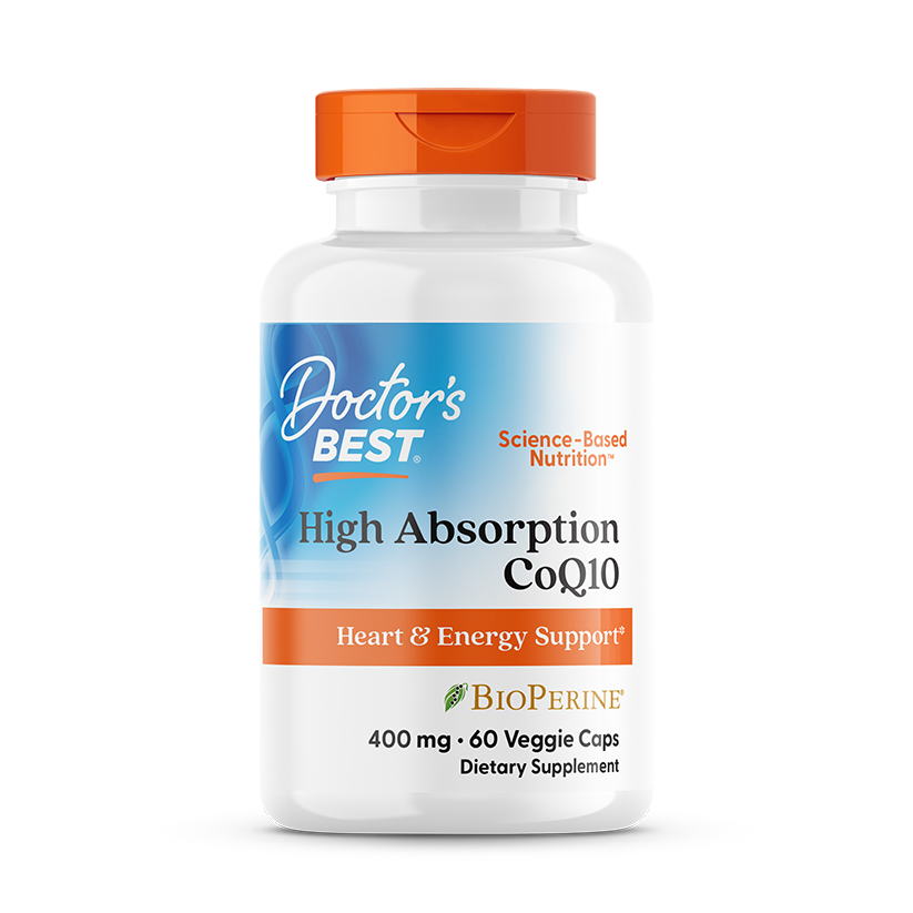 Doctor's Best High Absorption CoQ10 with BioPerine, 400 mg