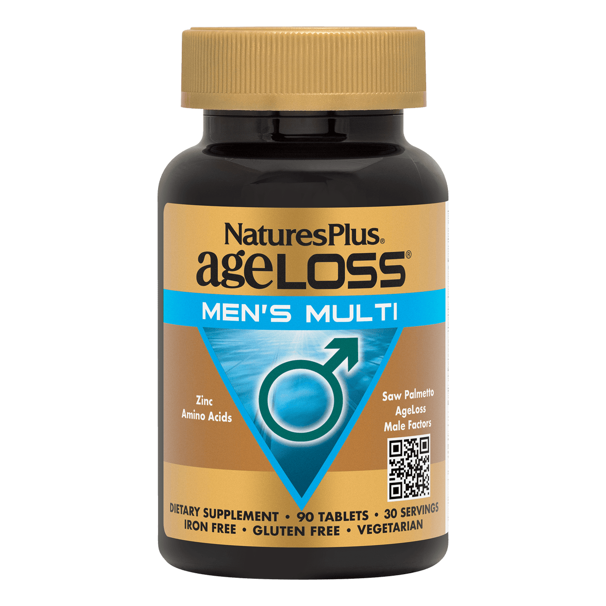 Nature's Plus AgeLoss® Men's Multivitamin Tablets
