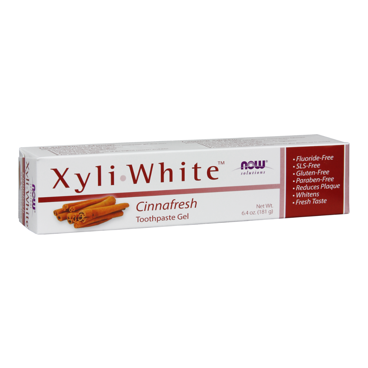 NOW Foods Xyliwhite Cinnafresh Toothpaste - 6.4 oz