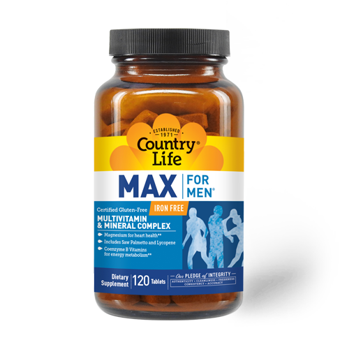 Country Life MAX For Men Iron Free Multivitamin
