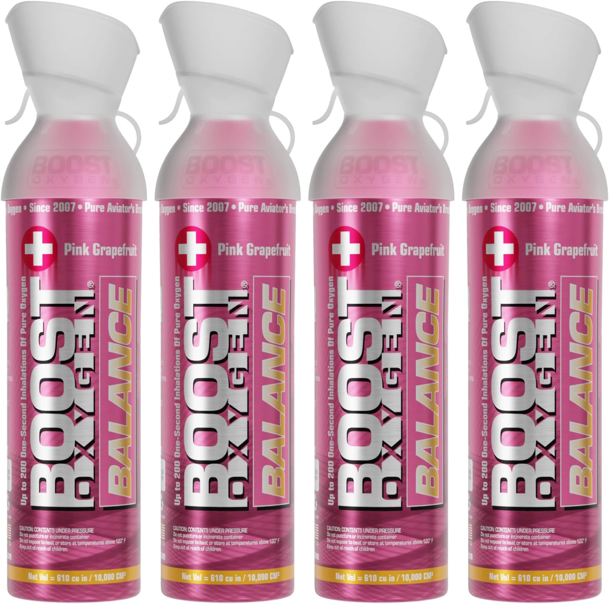 Boost Oxygen Large Canned Oxygen - Pink Grapefruit - additional view 1