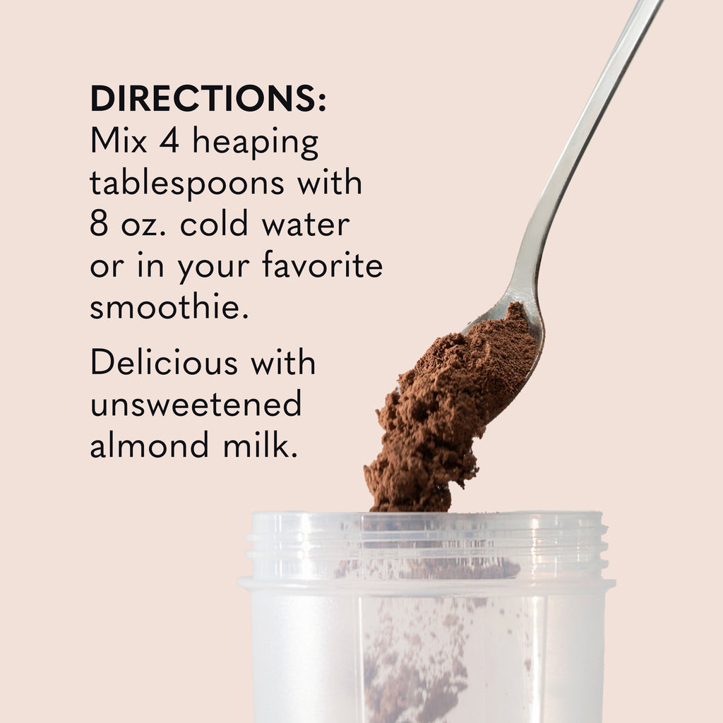 Garden of Life Sprouted Barley Protein + Probiotics Powder - Chocolate - How to Use