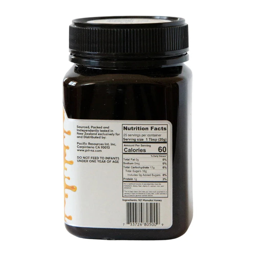 Manuka Honey MGO 200+ – label panel