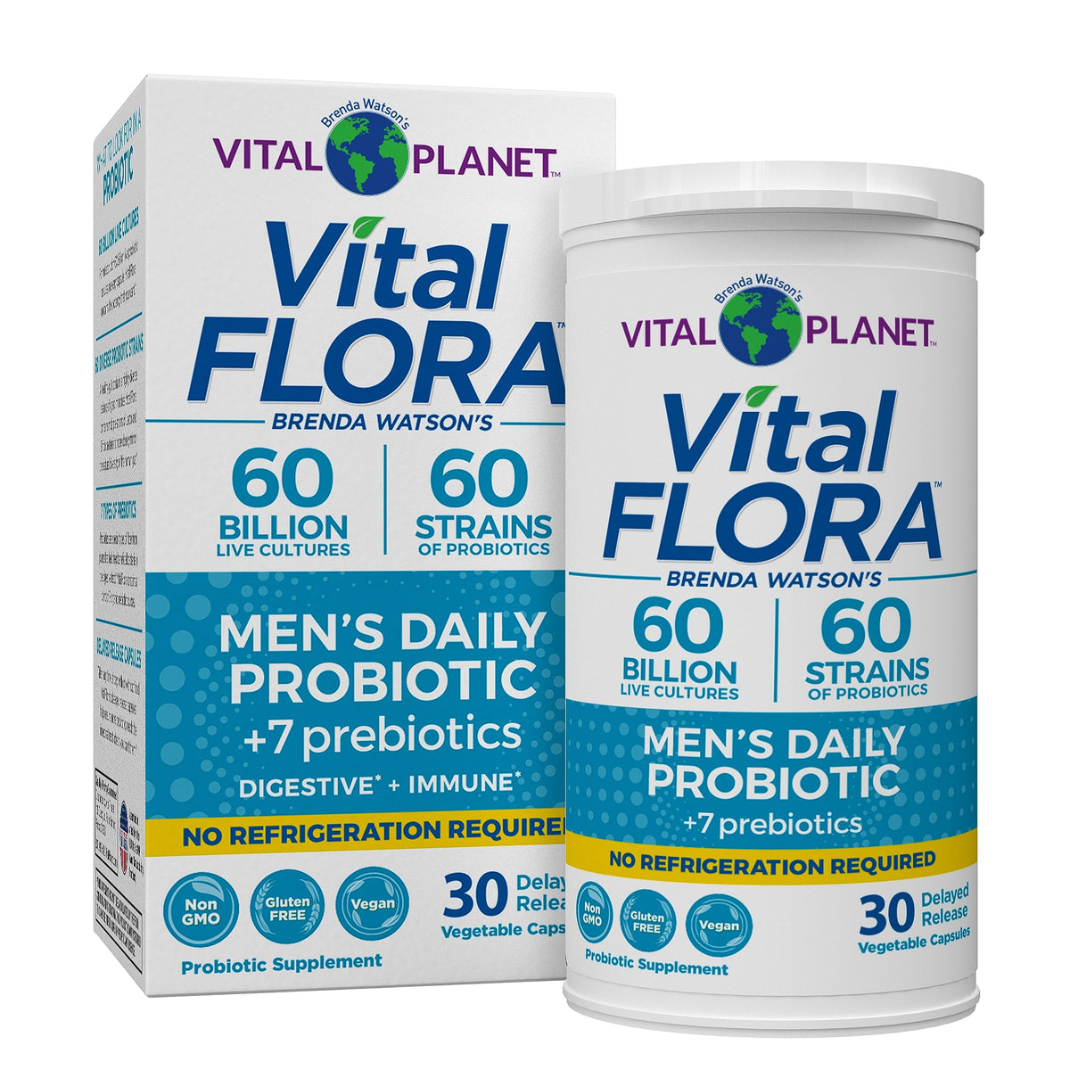 Vital Planet Vital Flora Men's Probiotic - Shelf Stable