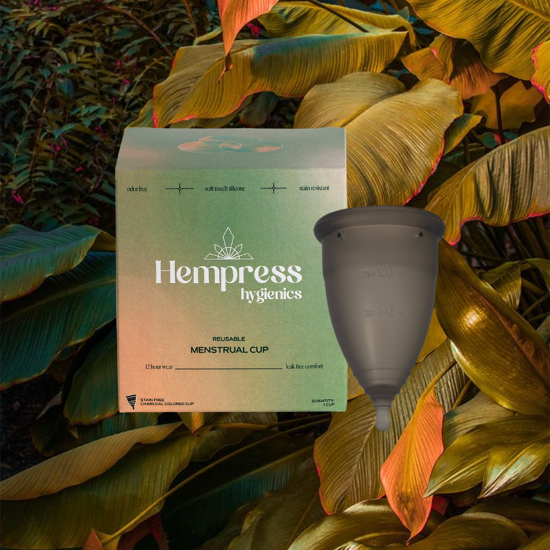 Hempress Hygienics Charcoal Menstrual Cup