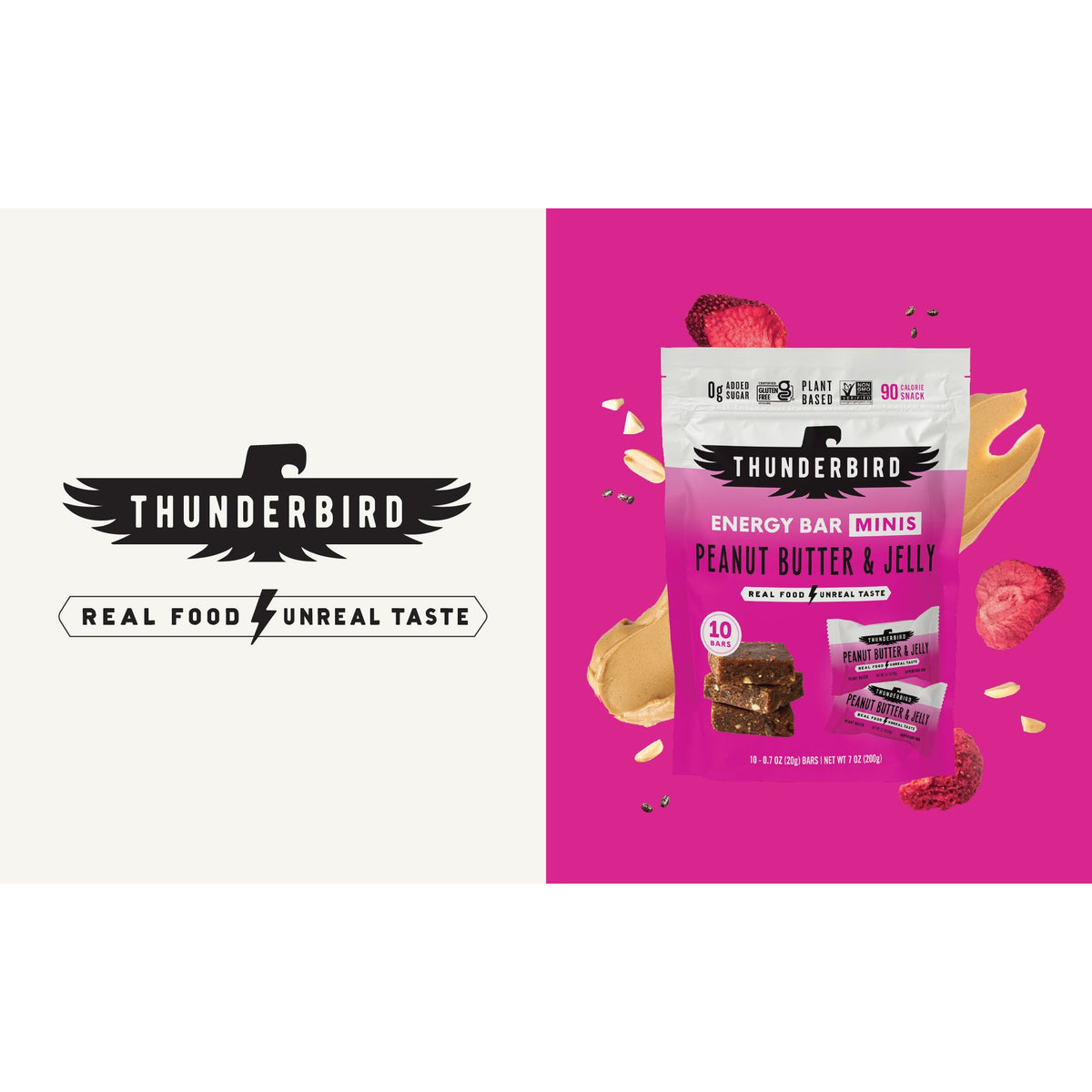 Thunderbird Peanut Butter & Jelly Bar Minis