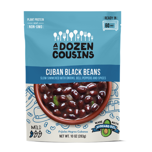 A Dozen Cousins Cuban Black Beans 10 oz