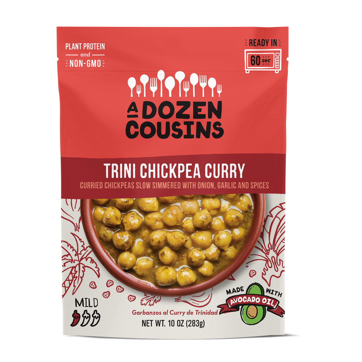 A Dozen Cousins Trini Chickpea Curry 10 oz