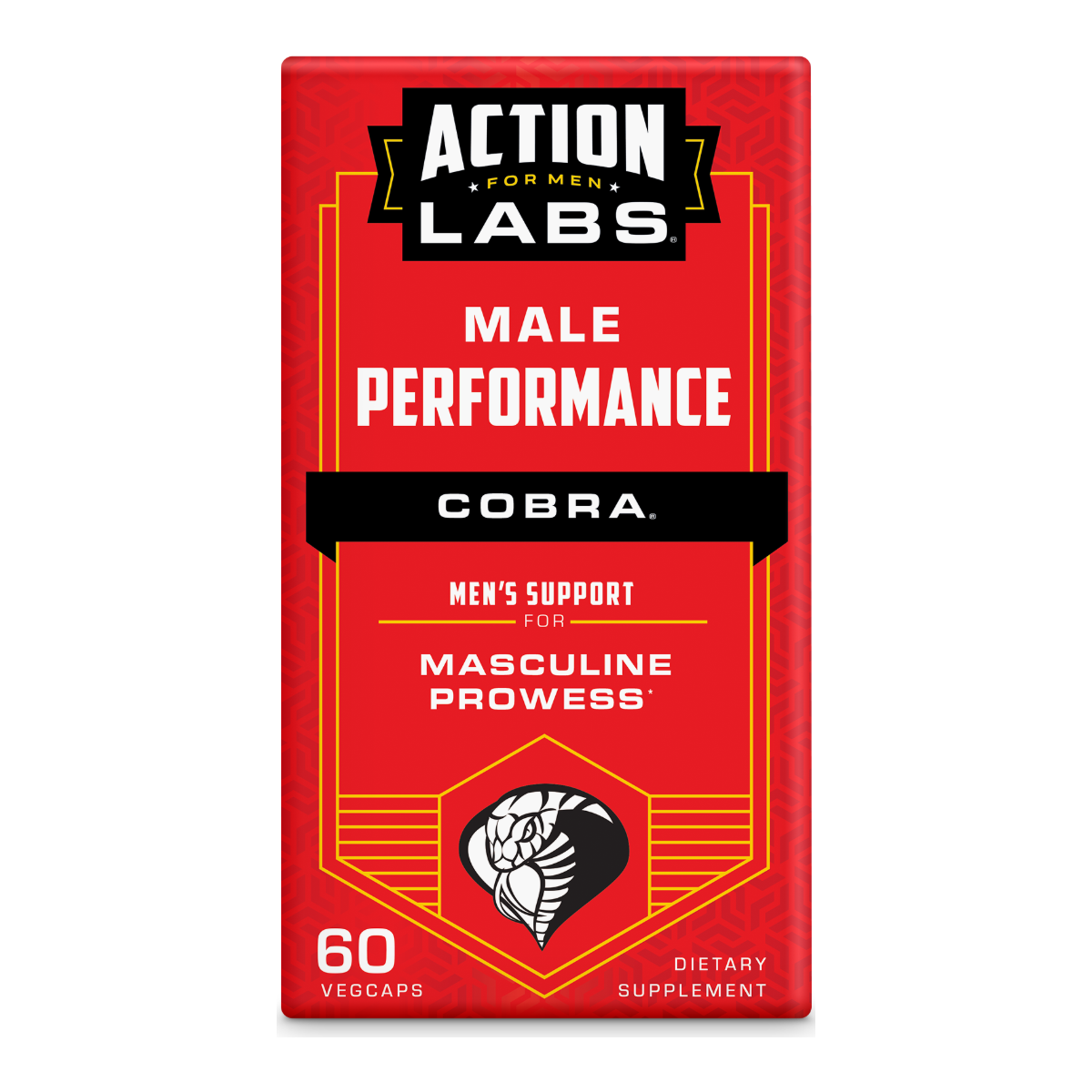 Action Labs Cobra | Masculine Prowess - 60 Vegetable Capsules