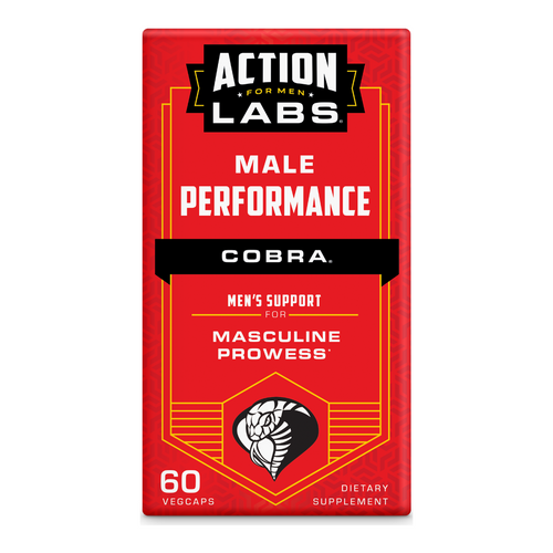 Action Labs Cobra | Masculine Prowess - 60 Vegetable Capsules