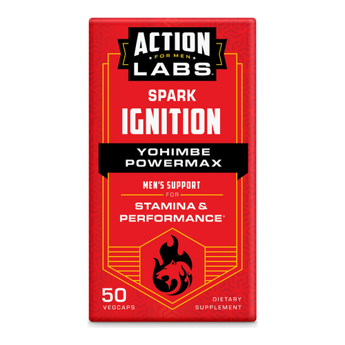 Action Labs Yohimbe PowerMax | With Essential Minerals - 50 Vegetable Capsules
