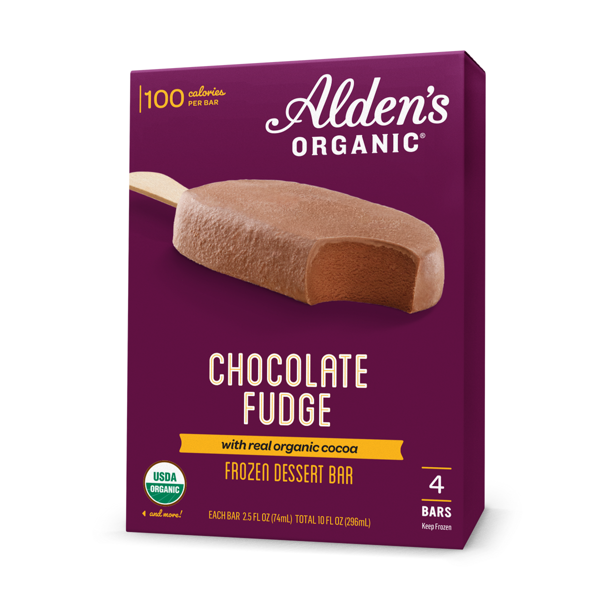 Alden's Organic Chocolate Fudge Bar