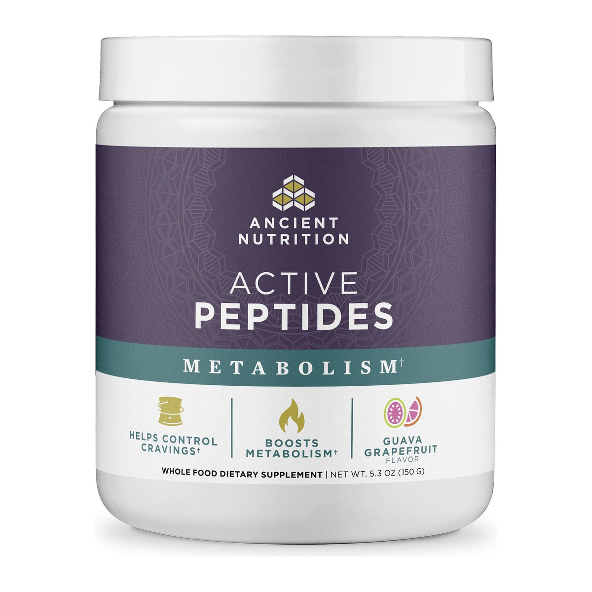 Ancient Nutrition Active Peptides Metabolism Guav Powder