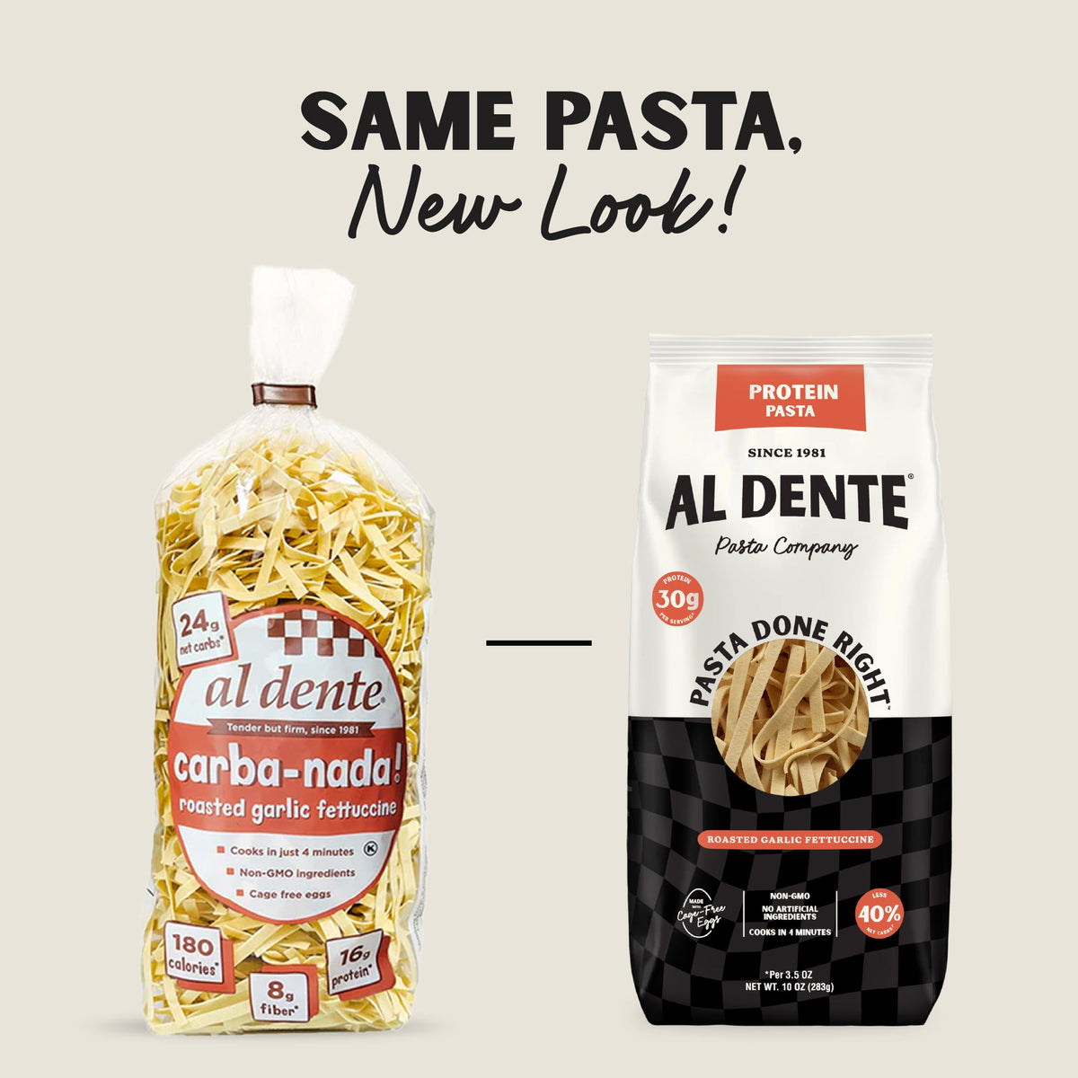 Al Dente Protein Roasted Garlic Fettuccine