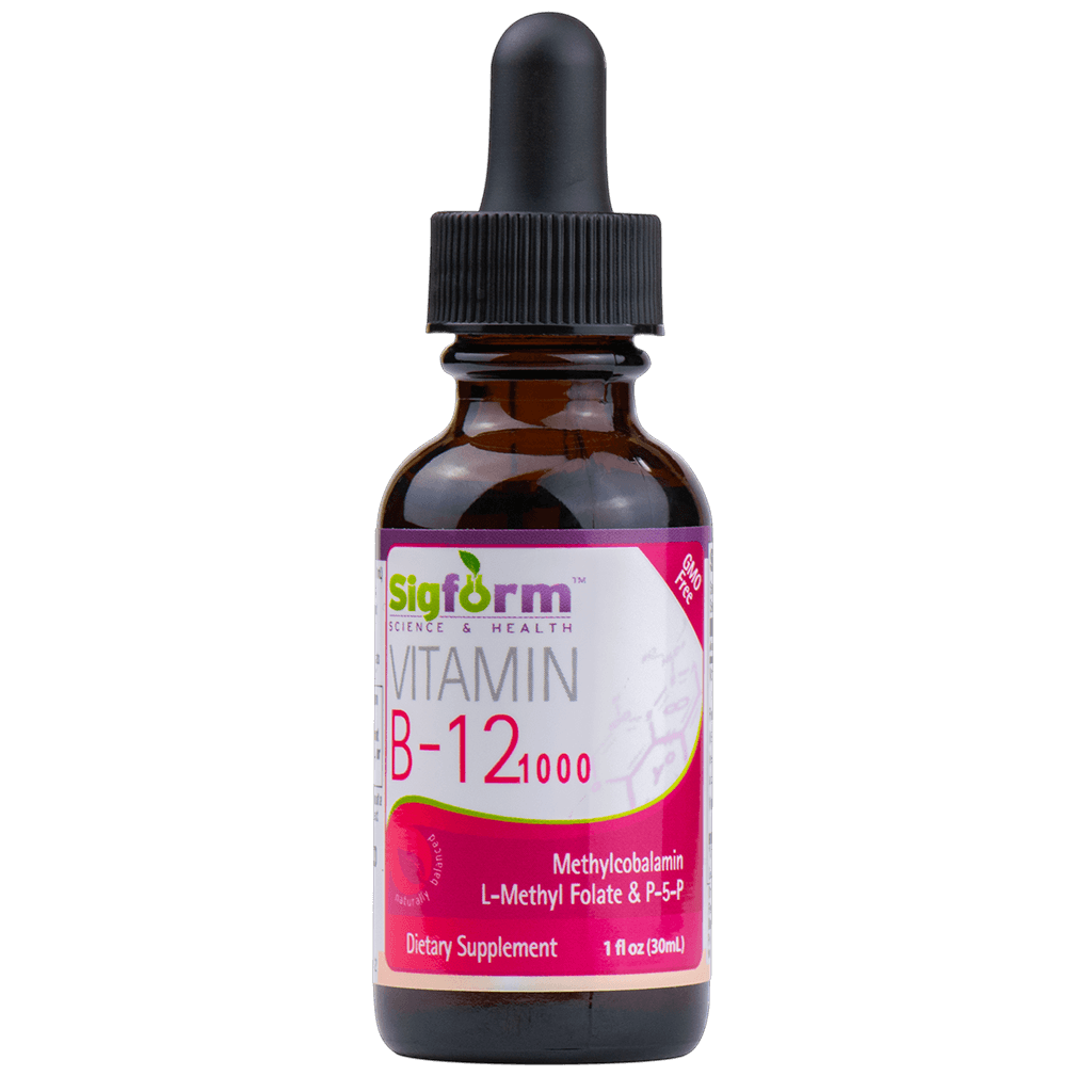 Vitamin B-12 1000 mcg with Vitamin B6 and Folic Acid, Liquid