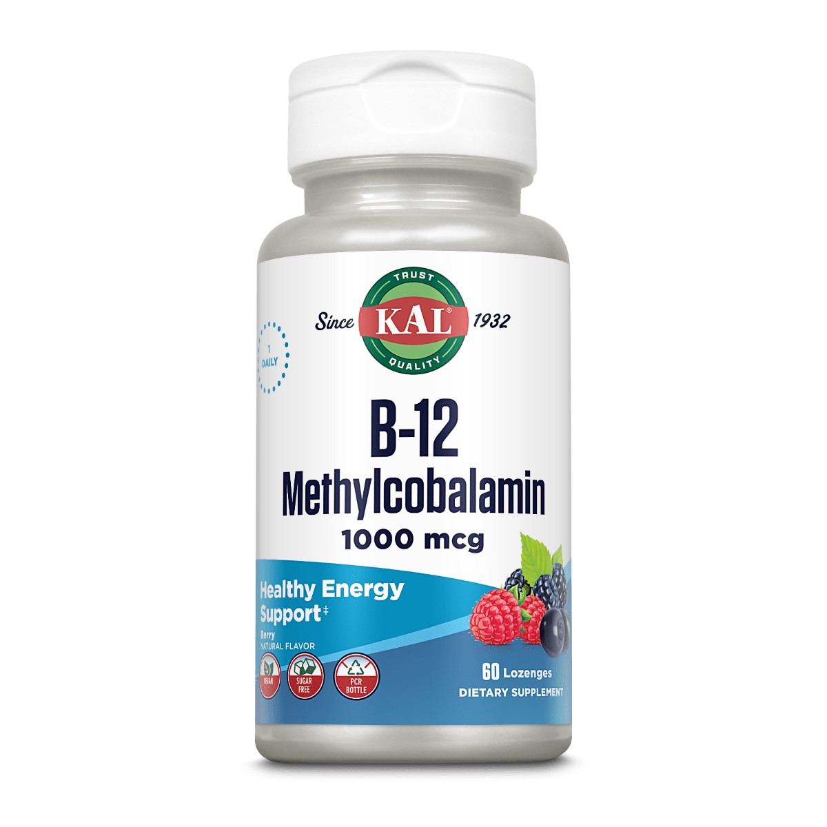 Kal B-12 Methylcobalamin Lozenges 1000 mcg
