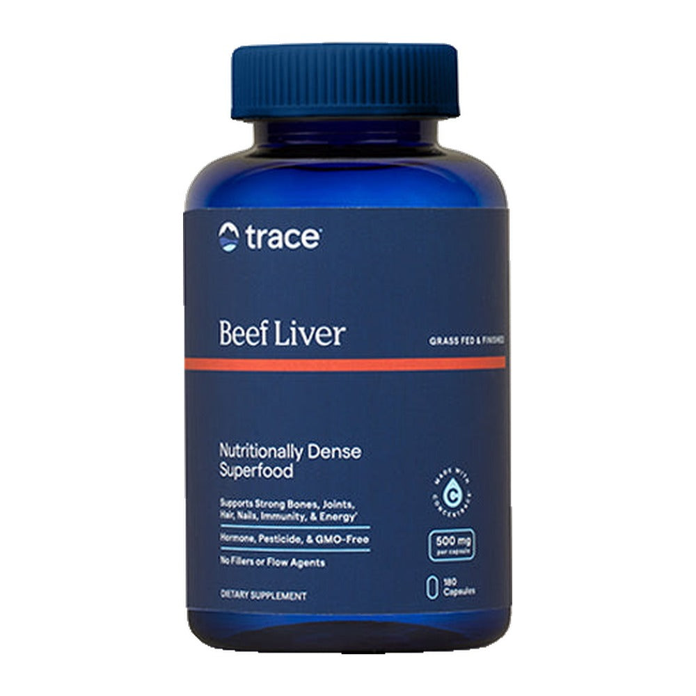 Trace Minerals Beef Liver Grass Fed 500mg