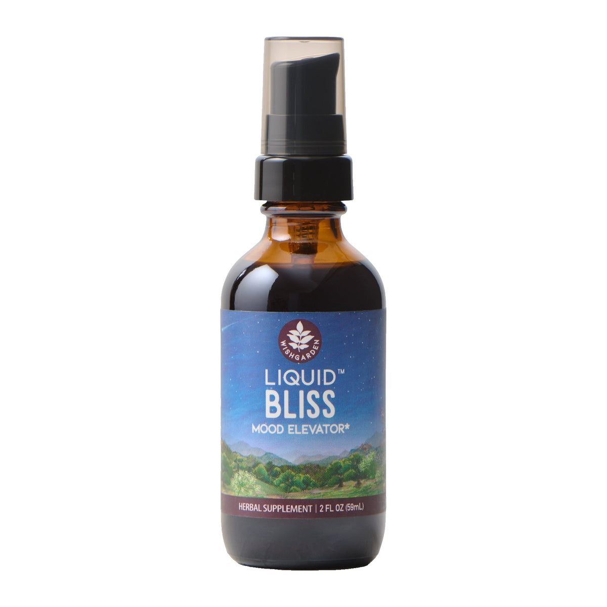 WishGarden Herbs Liquid Bliss, Mood Elevator