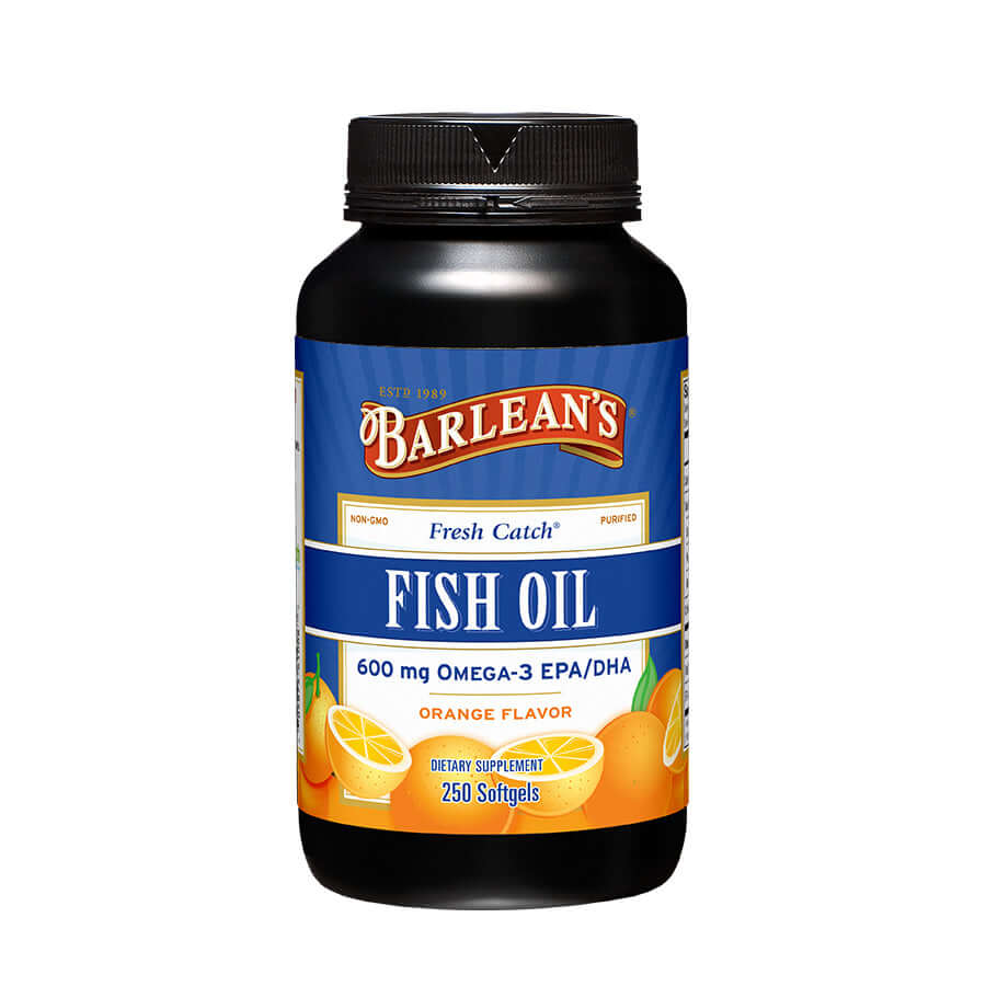 Barlean's Fresh Catch Fish Oil Softgels - Orange Flavor