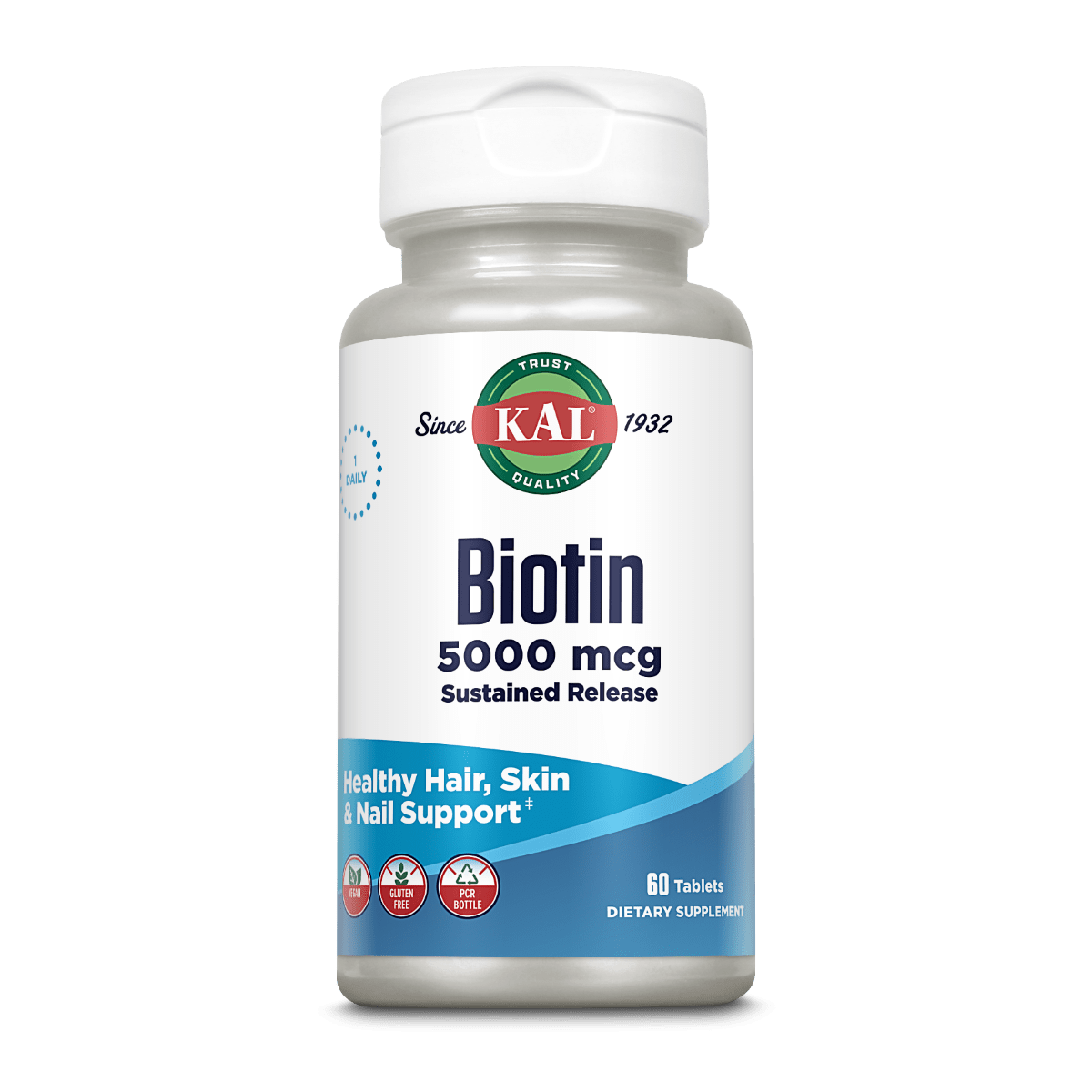 Kal Biotin 5000 mcg Sustained Release Tablets