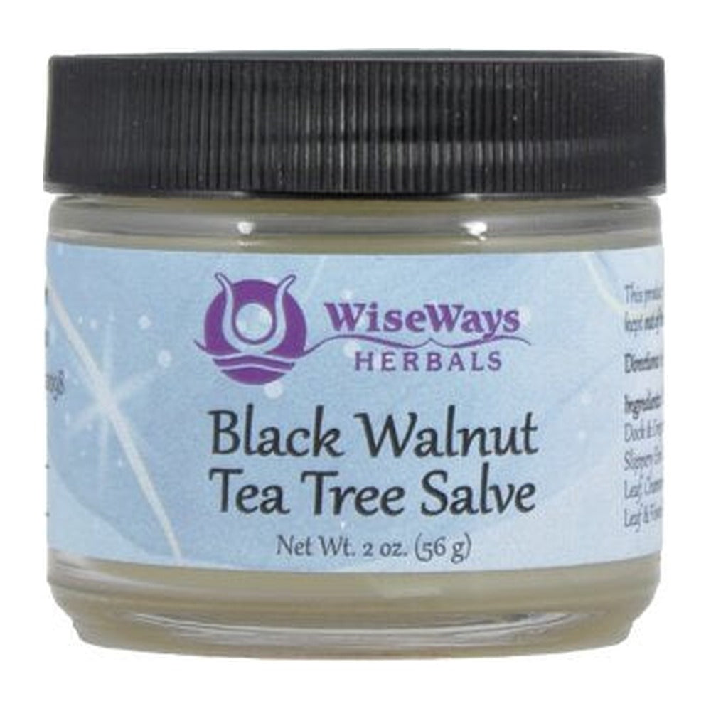 WiseWays Herbals Black Walnut Tea Tree Salve 2 oz