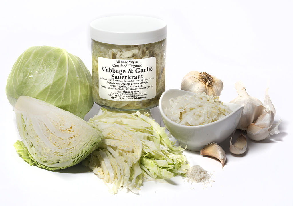 Glaser Farms Cabbage and Garlic Sauerkraut