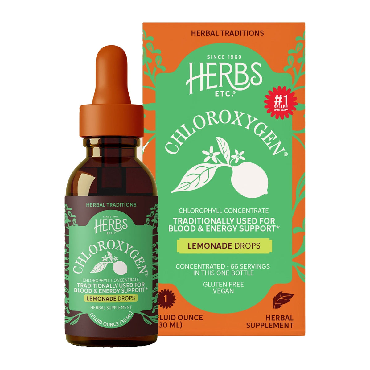 Herbs, Etc. Chloroxygen® Lemonade Drops