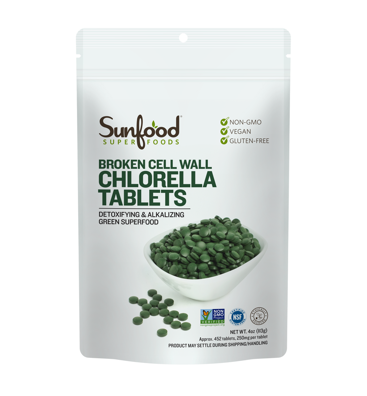 Sunfood Chlorella Tablets 4 oz