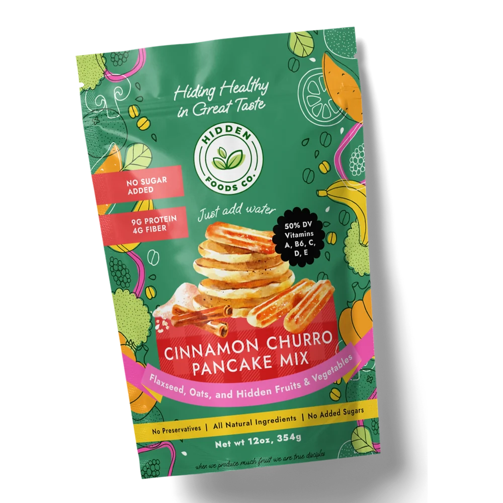 Hidden Foods Co. Cinnamon Churro Pancake Mix 12 oz