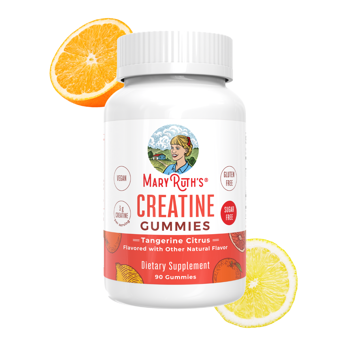 MaryRuth Organics Creatine Gummies (Tangerine Citrus) - 90 Gummies