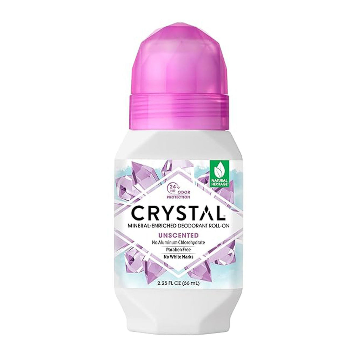 Crystal Deodorant Mineral Deodorant Roll-On - Unscented