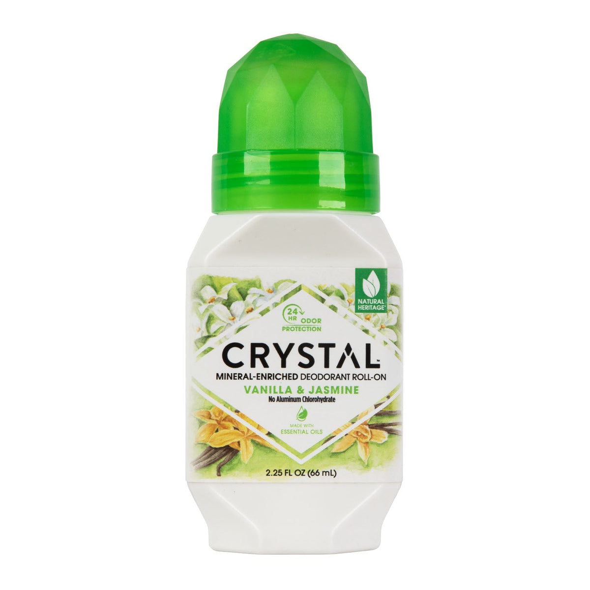 Crystal Deodorant Mineral Deodorant Roll-On - Vanilla & Jasmine