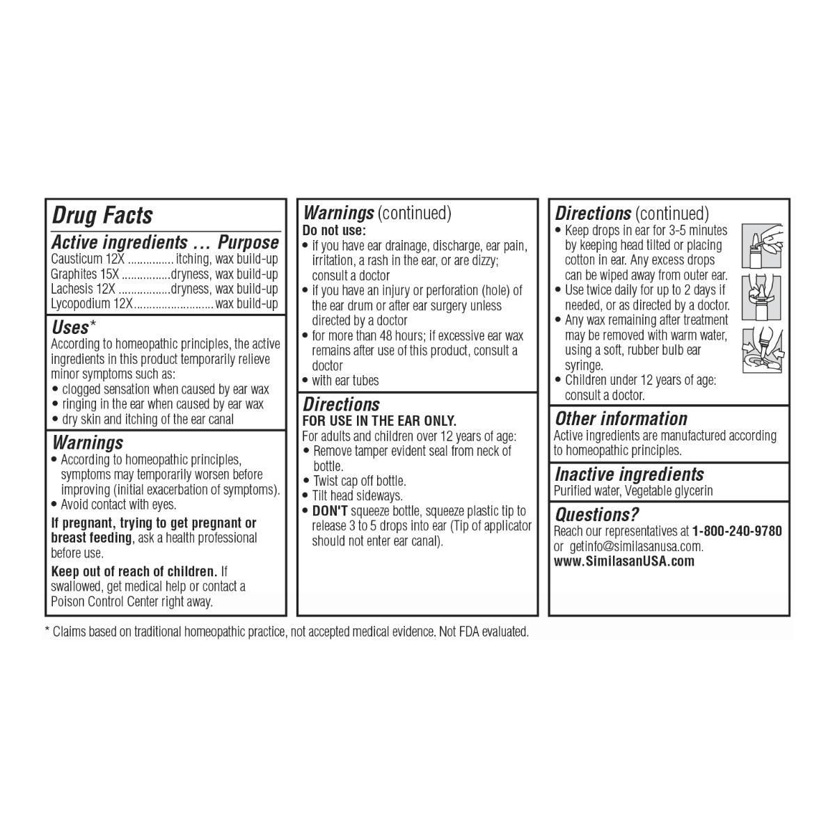 Similasan Ear Wax Relief