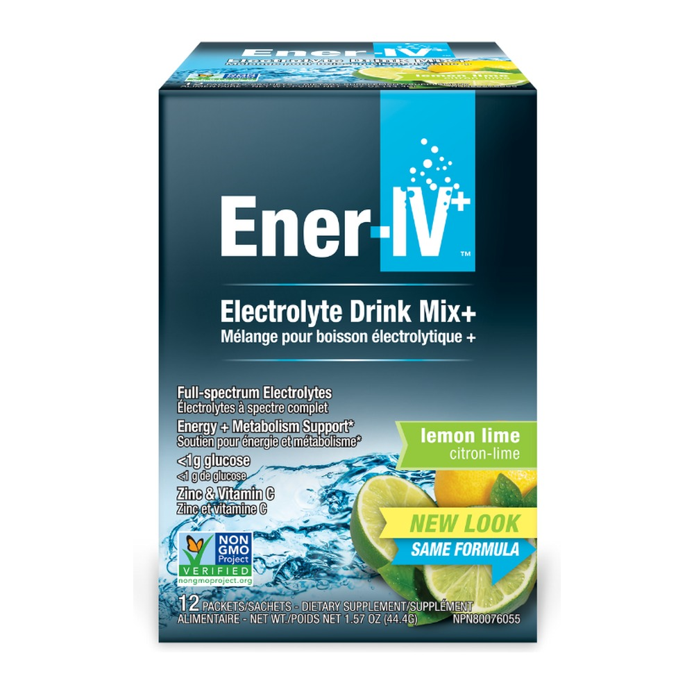 Pauling Labs Ener-IV+ Electrolyte Drink Mix, Lemon Lime