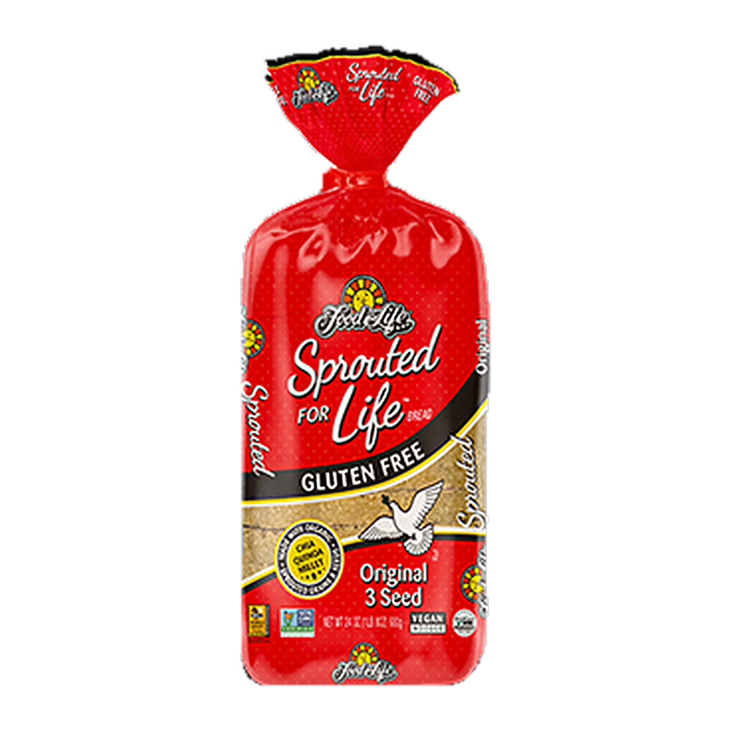 Food For Life Sprouted For Life Gluten Free Original 3 Seed Bread
