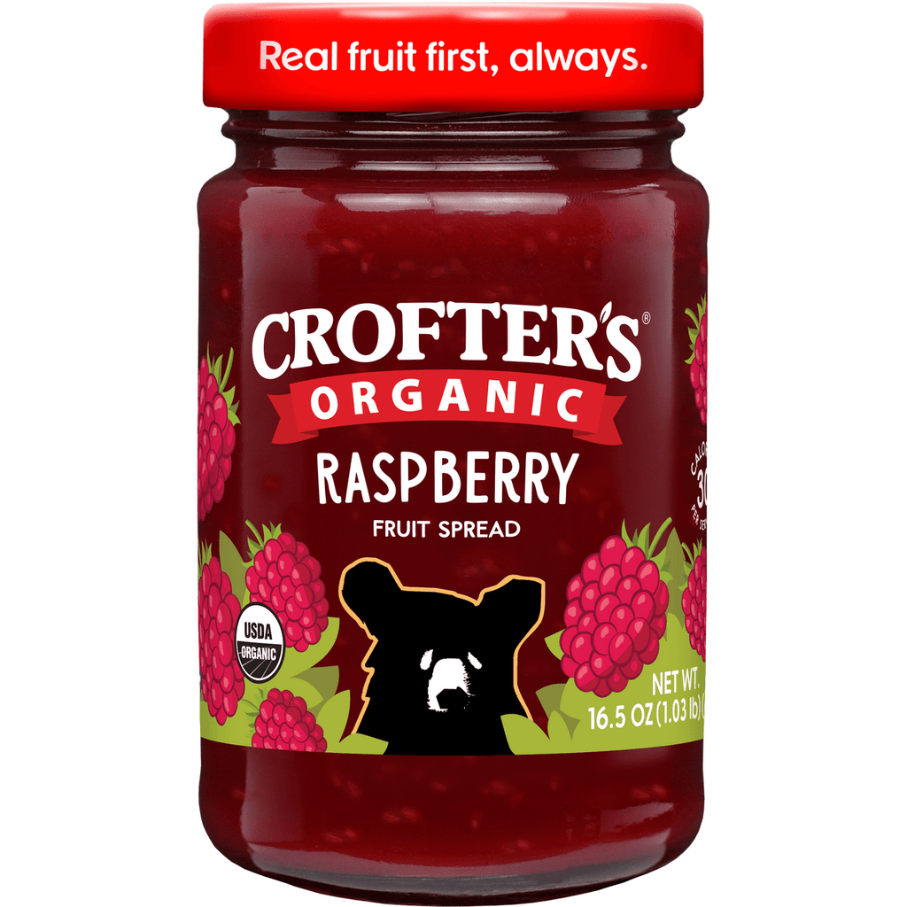 Crofter's Organic Raspberry Premium Spread 16 oz (POS) / 16.5 oz (line)