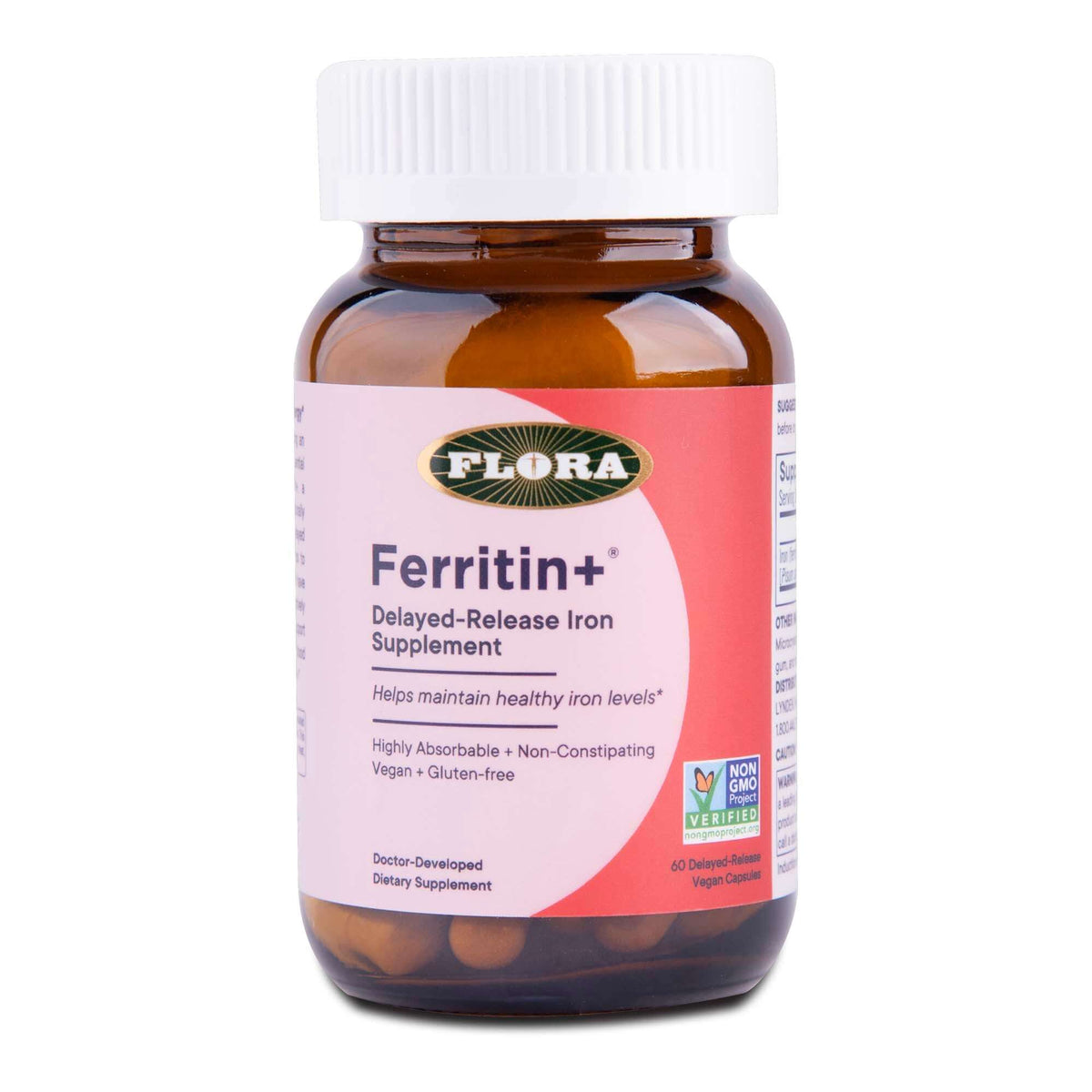 Flora Ferritin+® Delayed-Release Iron Supplement
