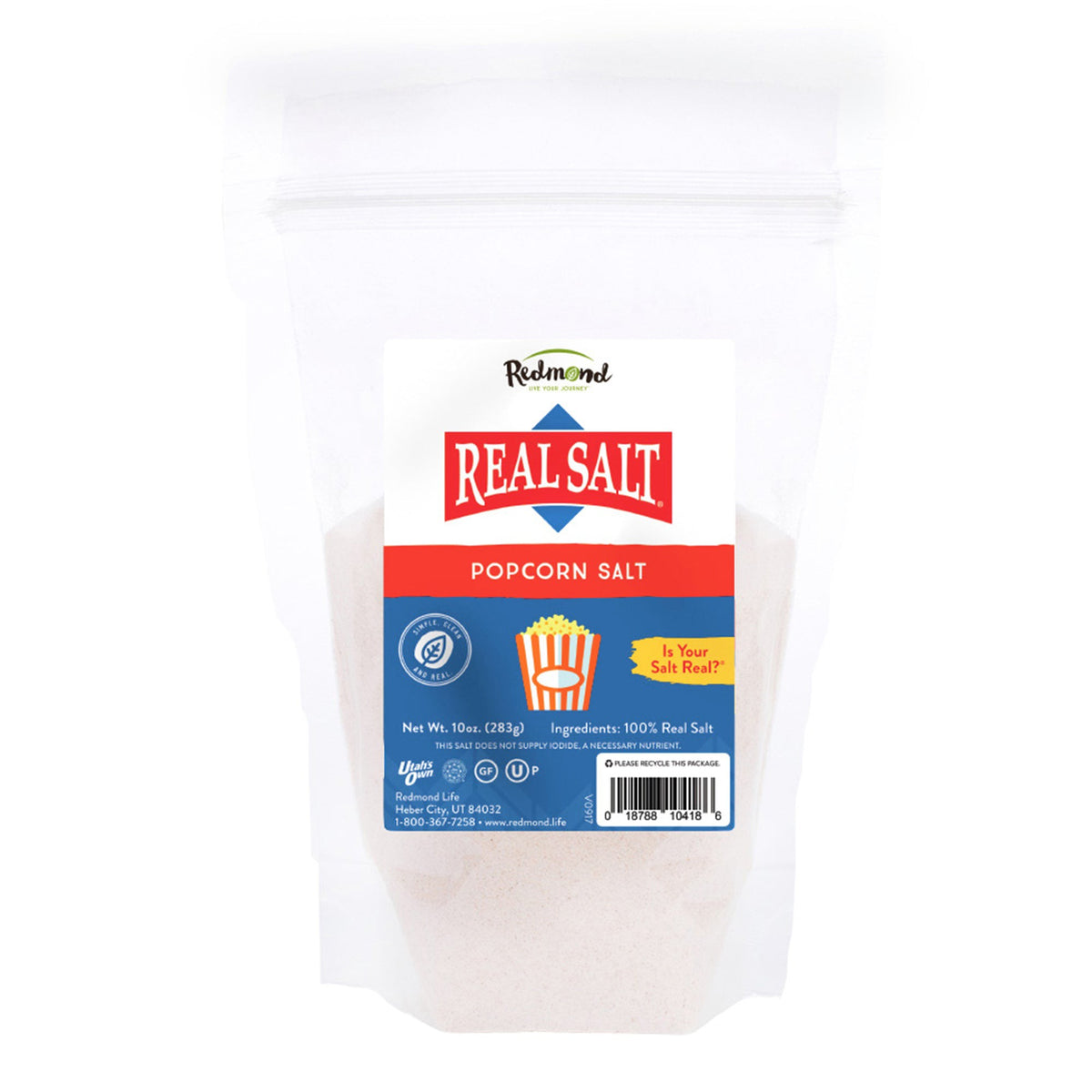 Redmond Real Salt Popcorn Salt