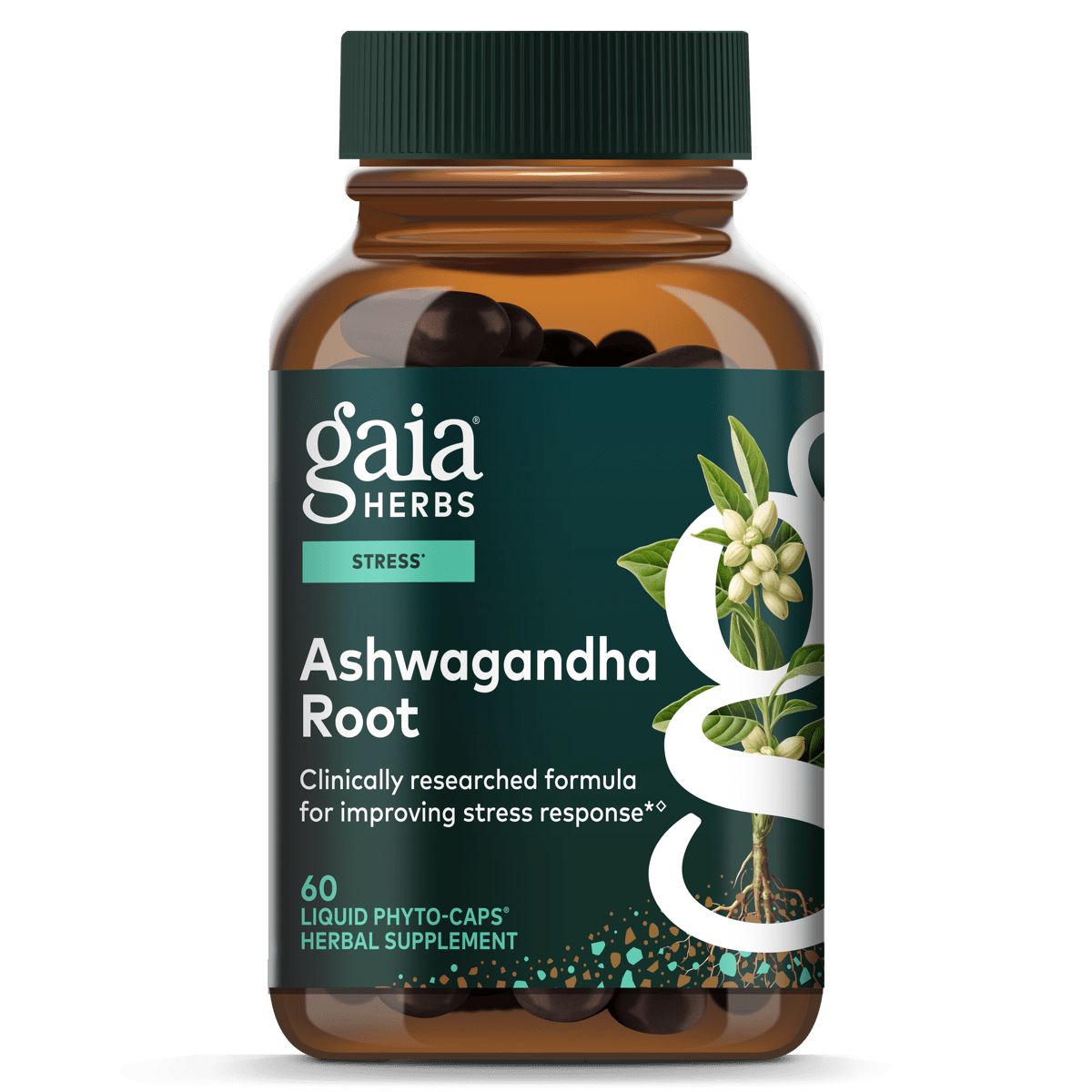 Gaia Herbs Ashwagandha Liquid Phyto-Caps