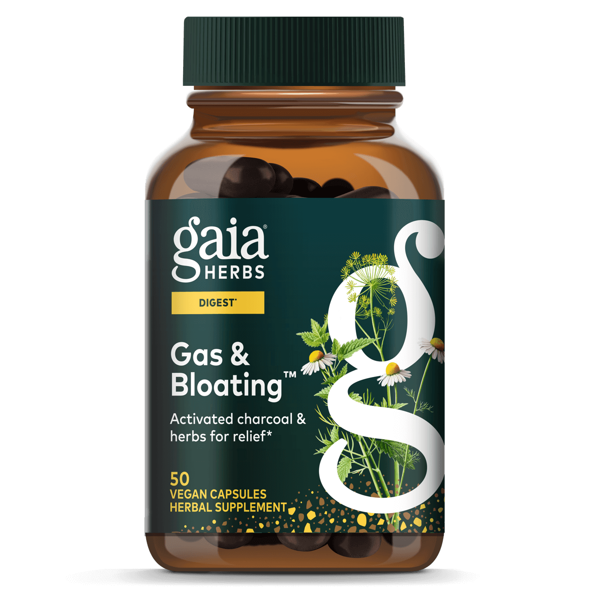 Gaia Herbs Gas & Bloating Capsules