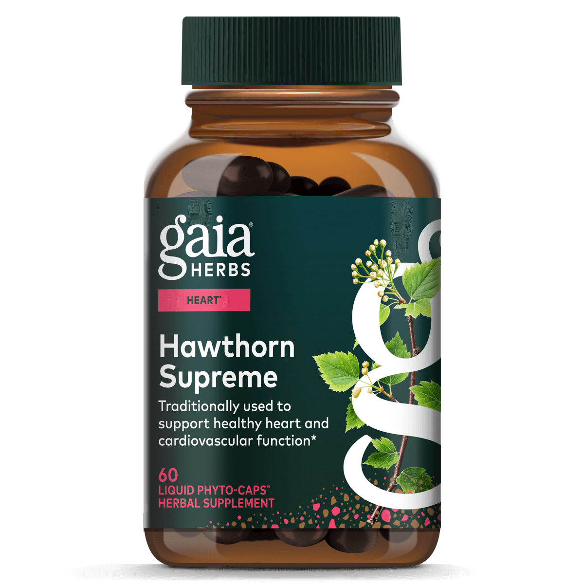 Gaia Herbs Hawthorn Supreme Liquid Capsules