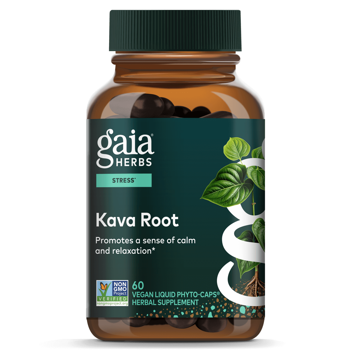 Gaia Herbs Kava Kava Extract Capsules