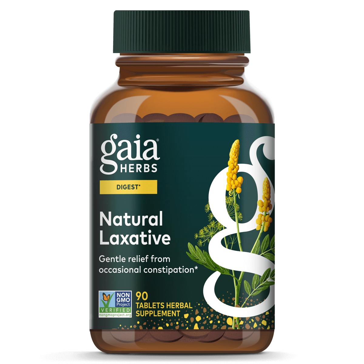 Gaia Herbs Natural Laxative Tablets