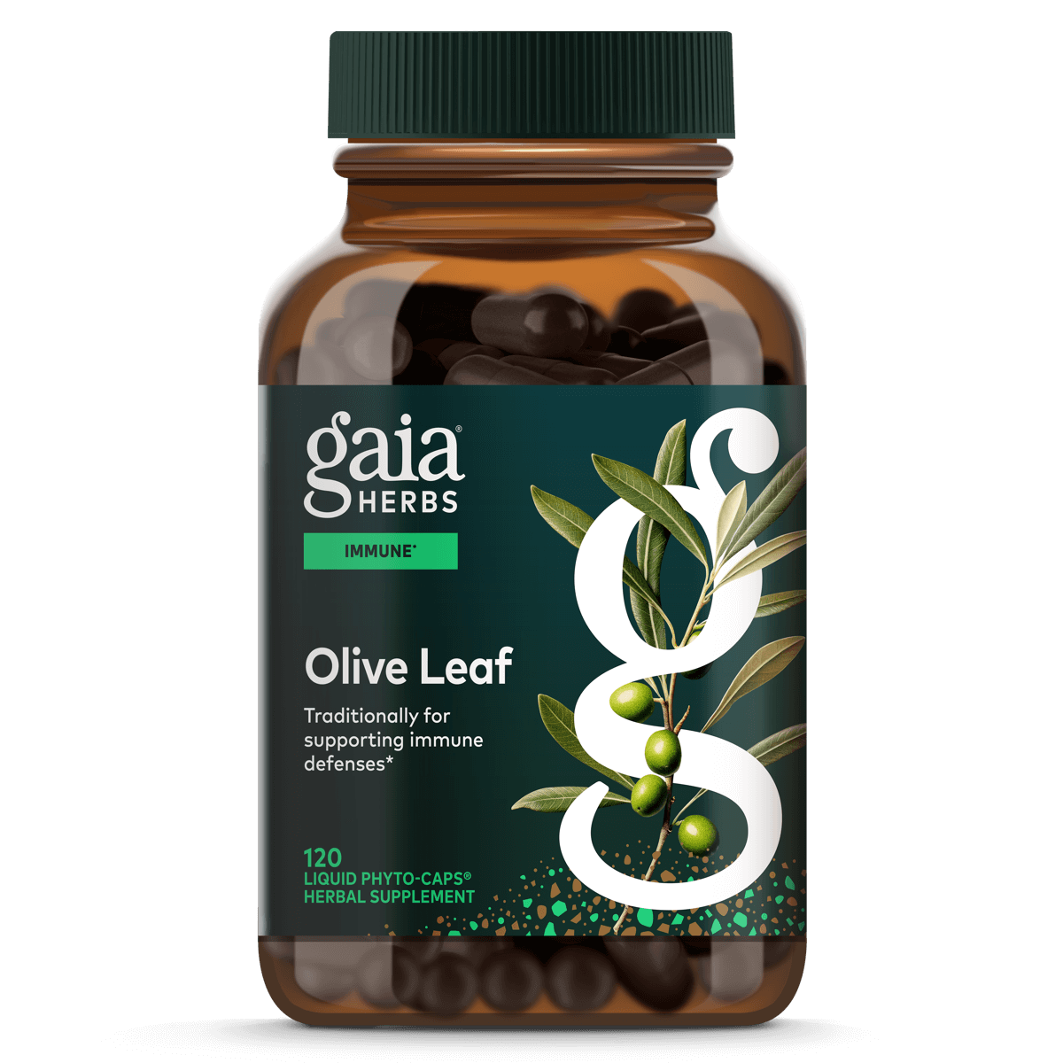 Gaia Herbs Olive Leaf Capsules