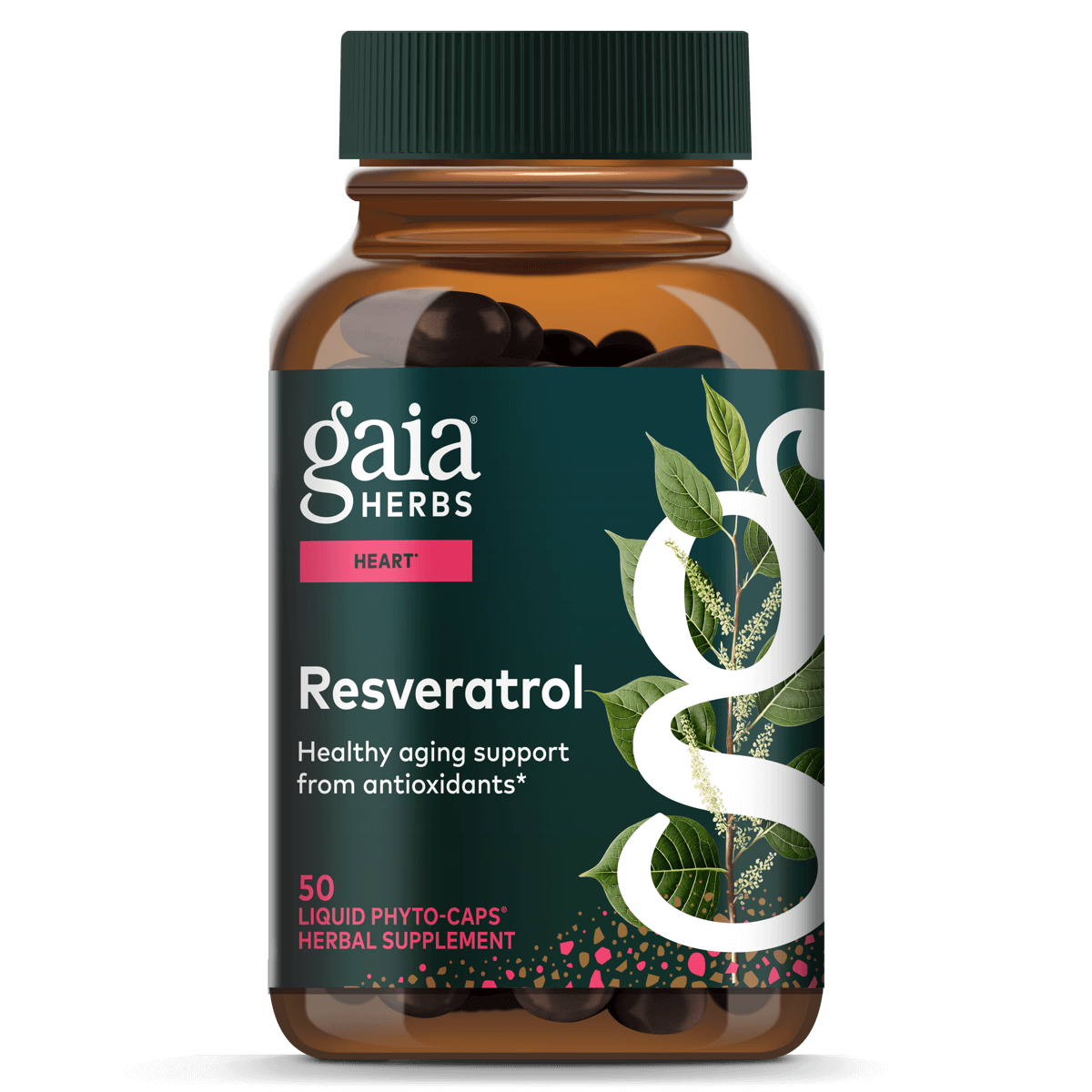 Gaia Herbs Resveratrol 150mg Liquid Phyto-Caps