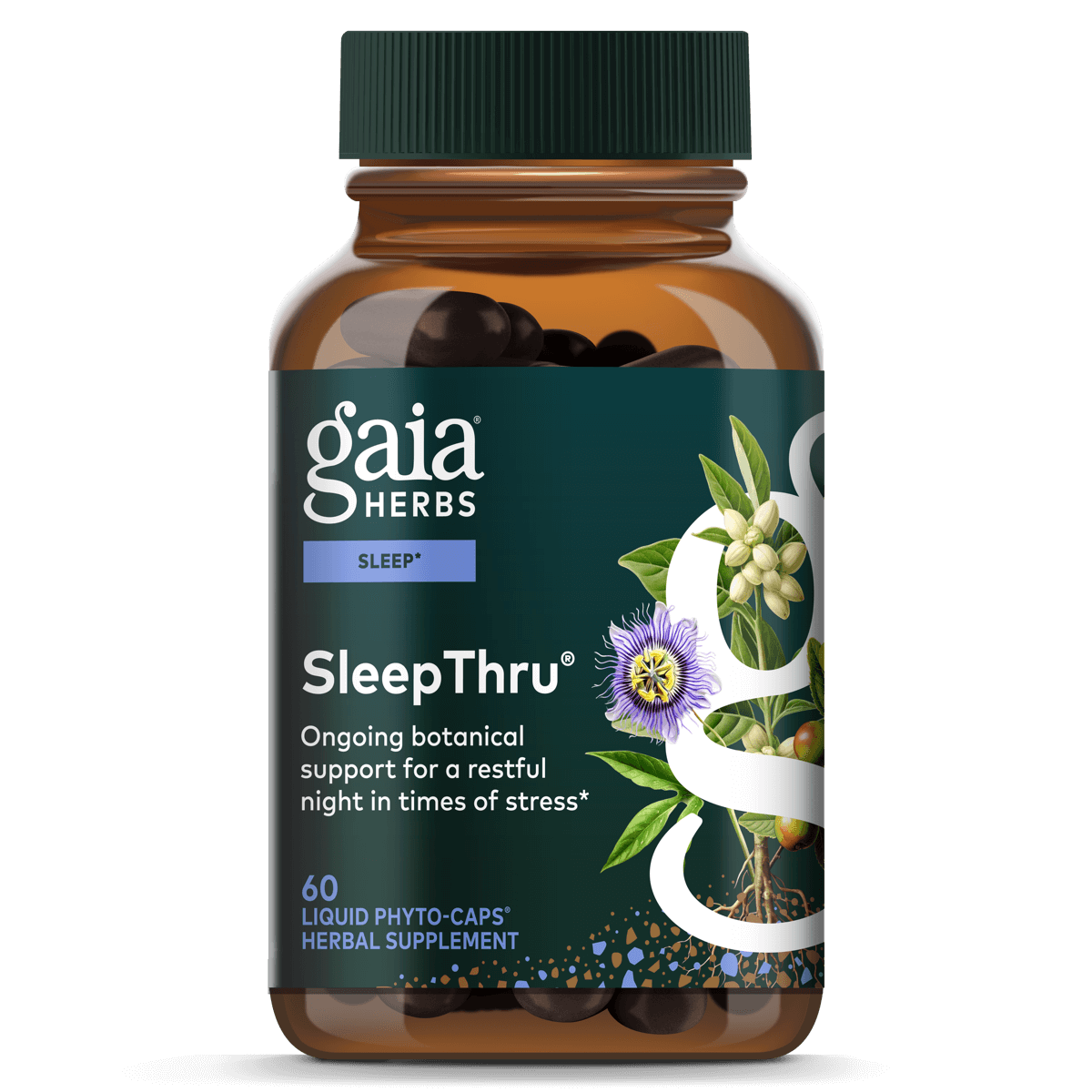 Gaia Herbs Sleep Thru Liquid Phyto-Caps