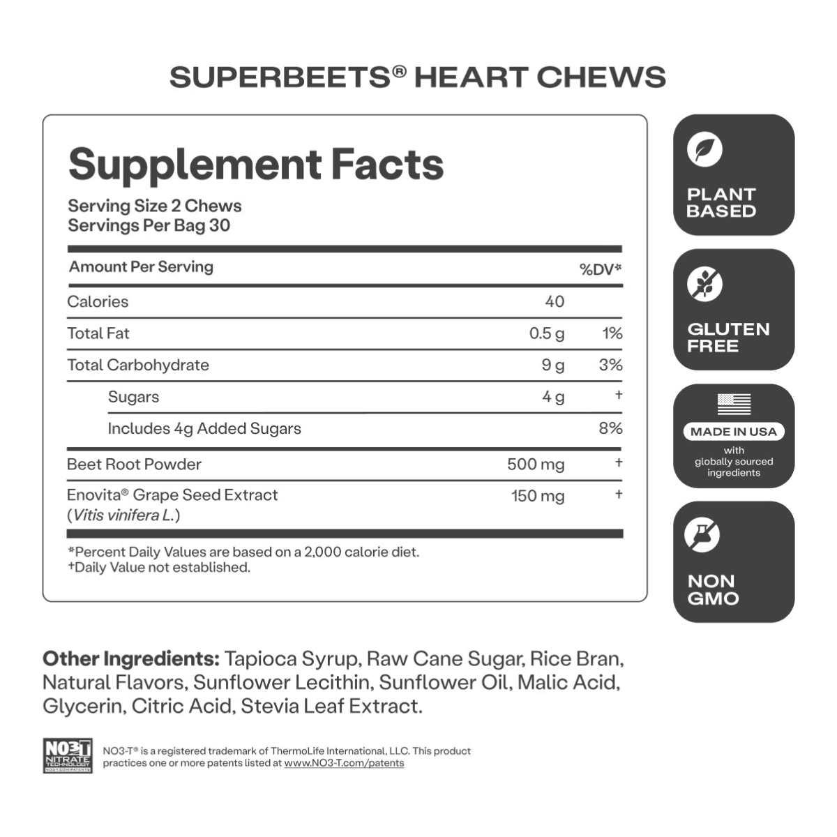 HumanN SuperBeets Heart Chews (Original)