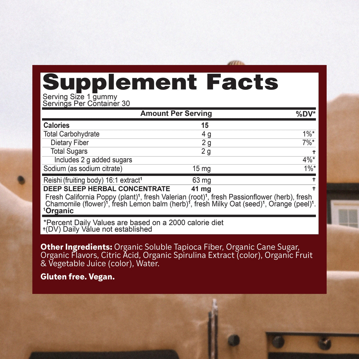 Herbs, Etc. Deep Sleep Infused Herbal Gummies Cherry - additional view 1