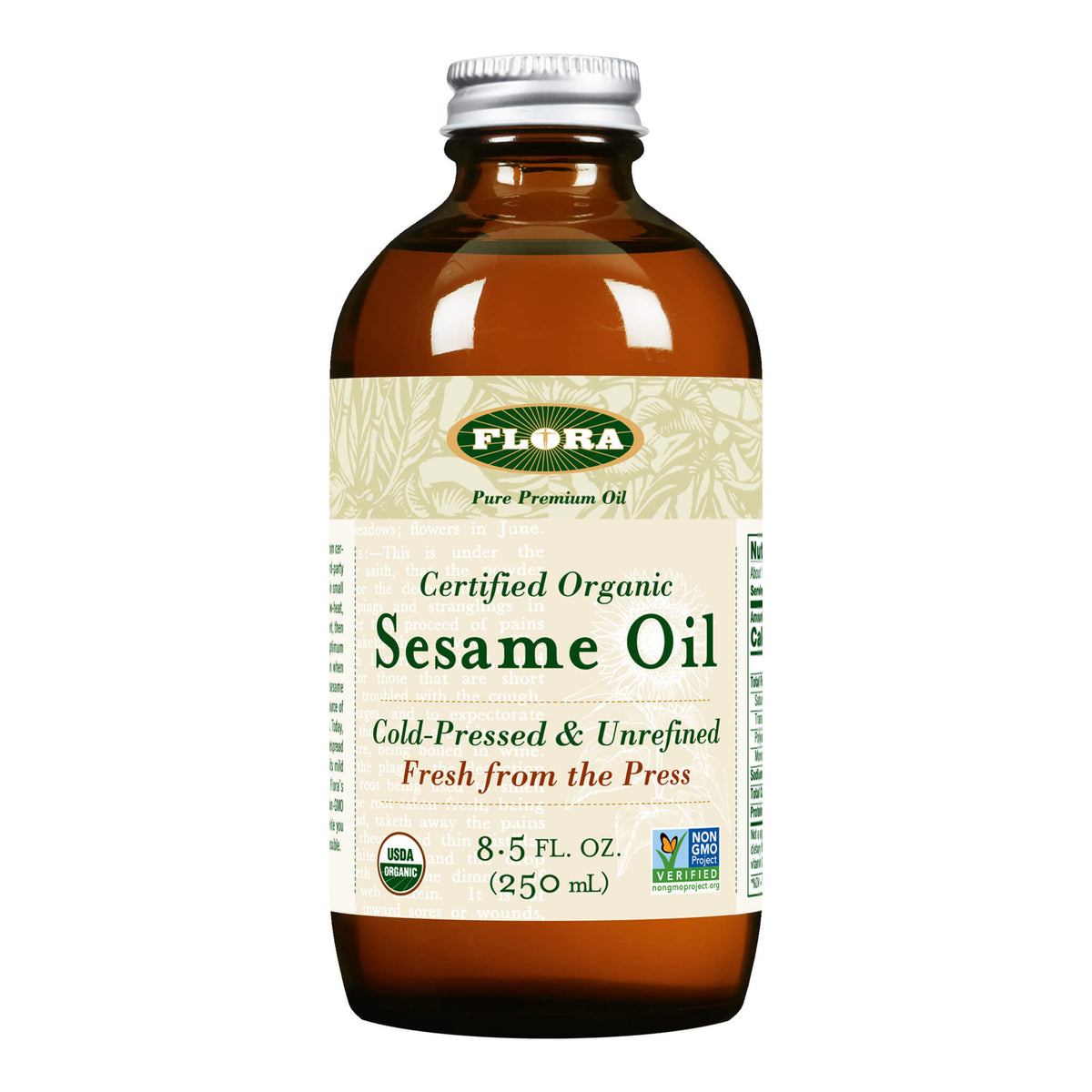 Flora Sesame Oil - Certified Organic